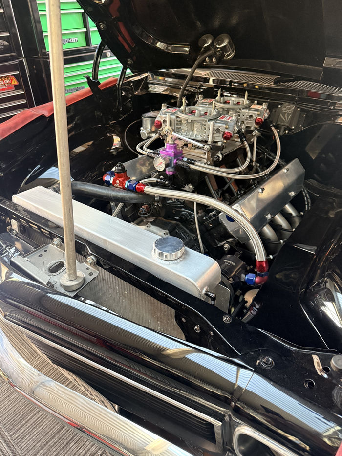Installed on race car
