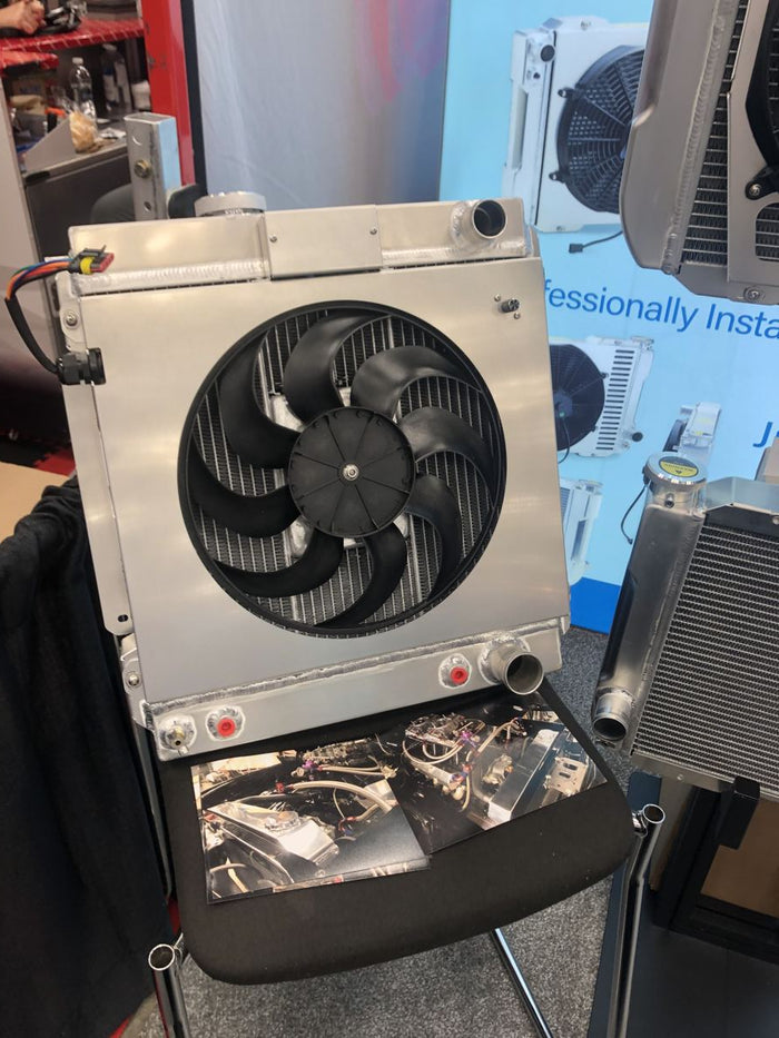 Installed on Proform's Mustang performance radiators from the factory